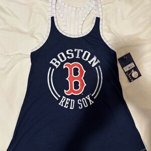 Boston Red Sox Navy Logo Tank Top
